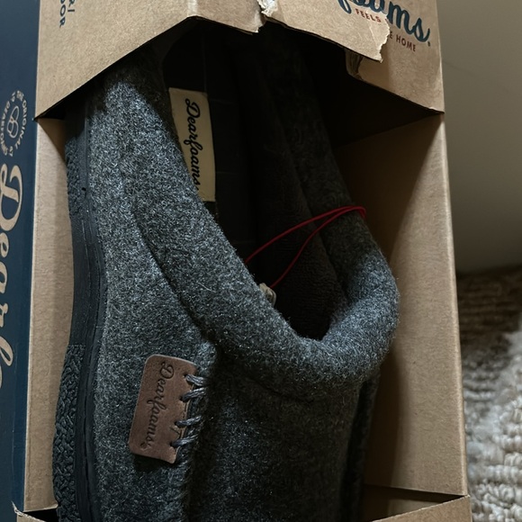 Dearfoams Men's Memory Foam Insole Slipper (NO SWEAT COMFORT) NIB - Picture 6 of 6